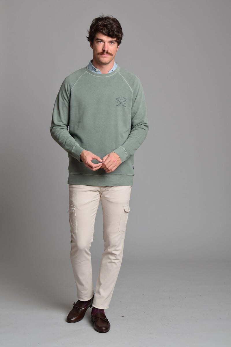 Cortefiel Sudadera Lavada