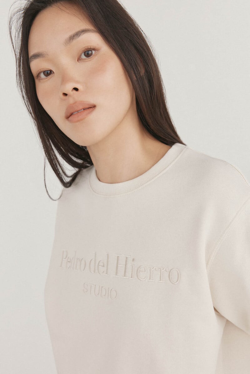 Cortefiel Sudadera Lisa Logo