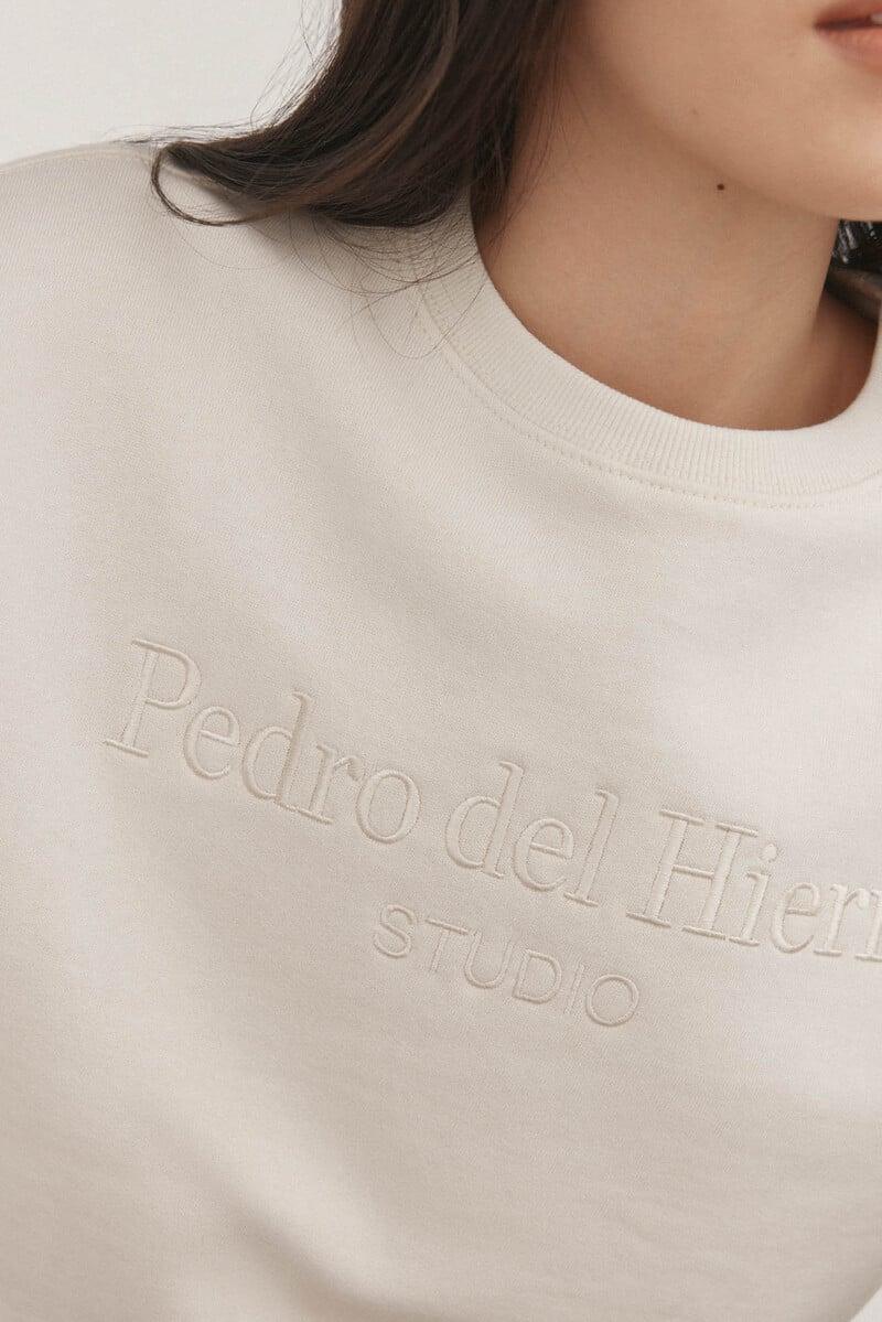 Cortefiel Sudadera lisa logo