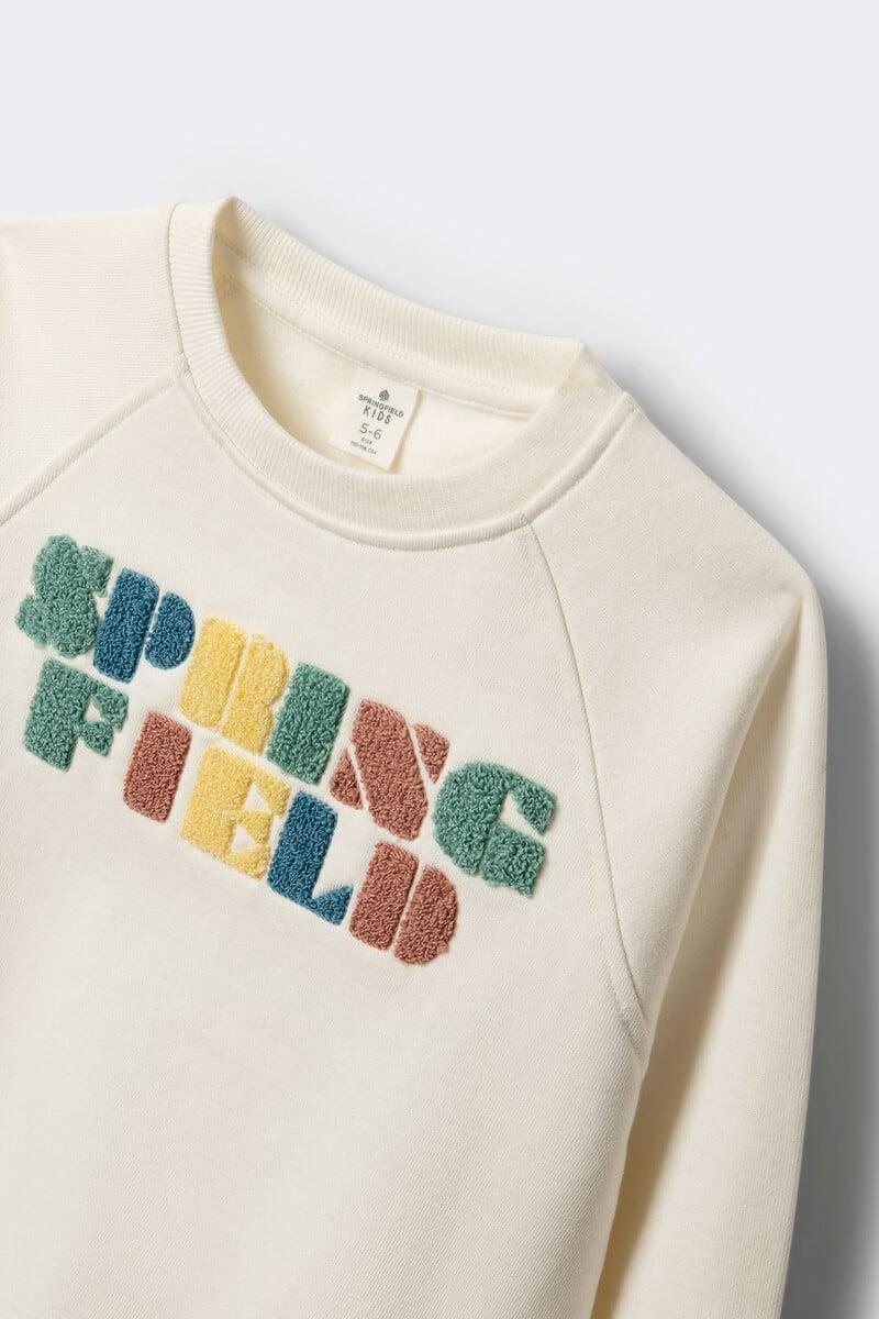 Cortefiel Sudadera Logo Springfield Niño