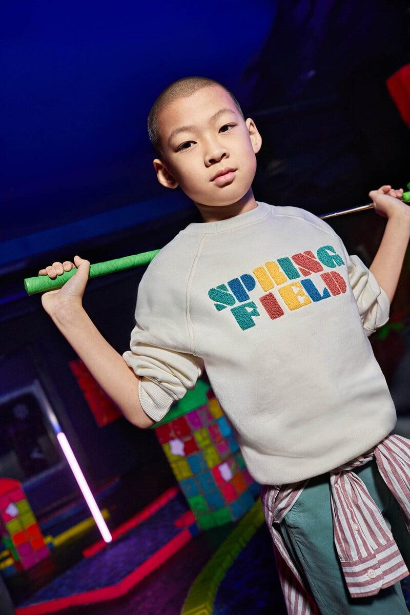 Cortefiel Sudadera logo Springfield niño