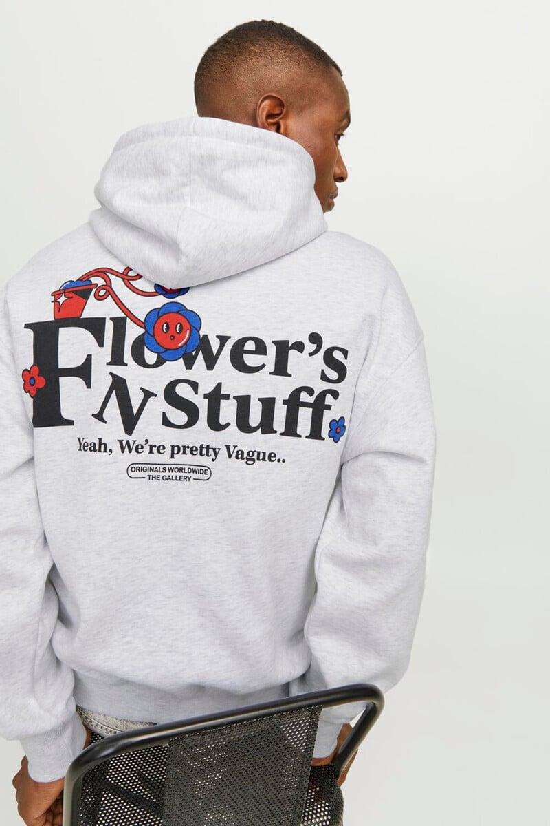 Cortefiel Sudadera Loose Fit Estampa