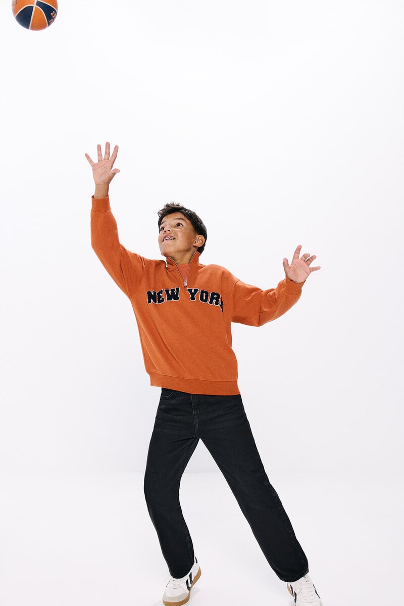 Cortefiel Sudadera New York niño