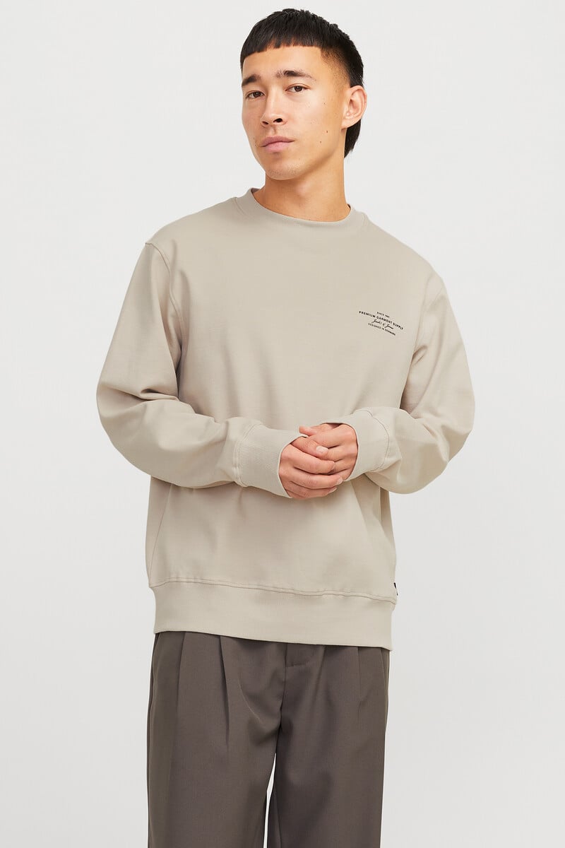 Cortefiel Sudadera Oversize Cuello Redondo