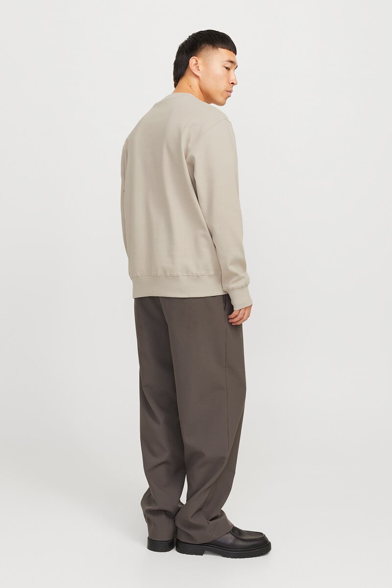 Cortefiel Sudadera Oversize Cuello Redondo