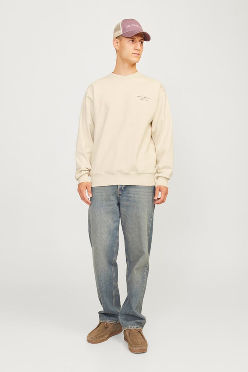 Cortefiel Sudadera Oversize Cuello Redondo