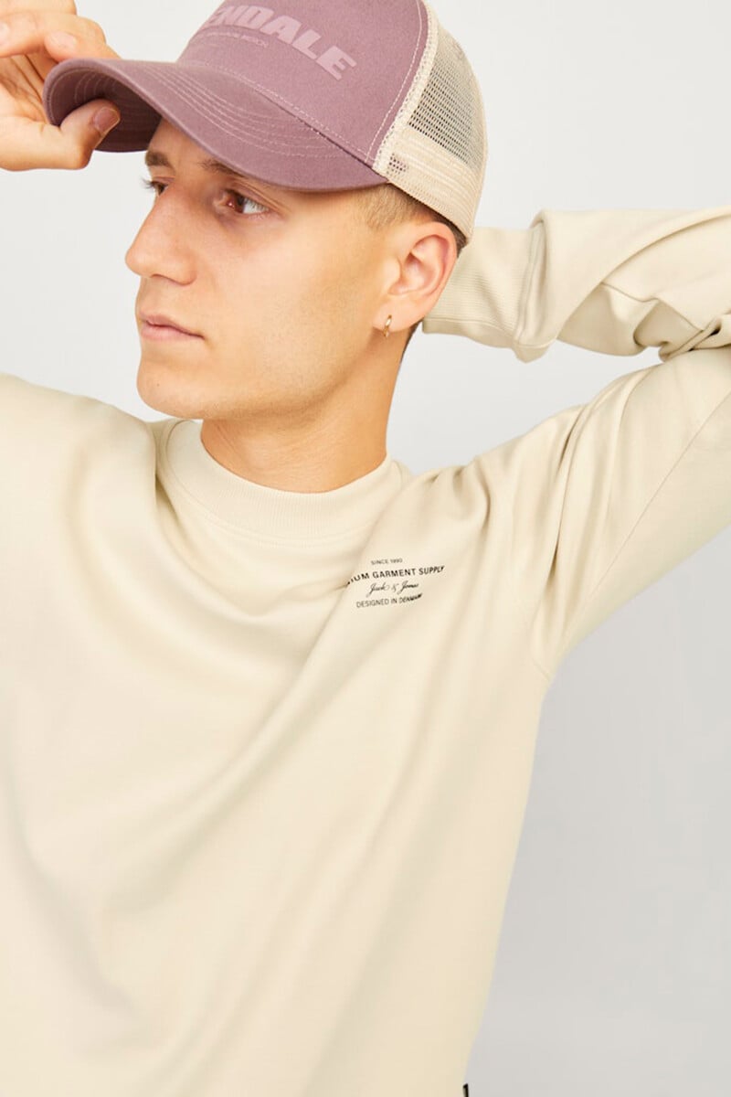 Cortefiel Sudadera Oversize Cuello Redondo