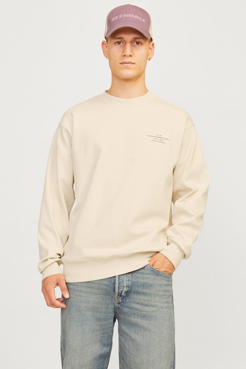 Cortefiel Sudadera oversize cuello redondo