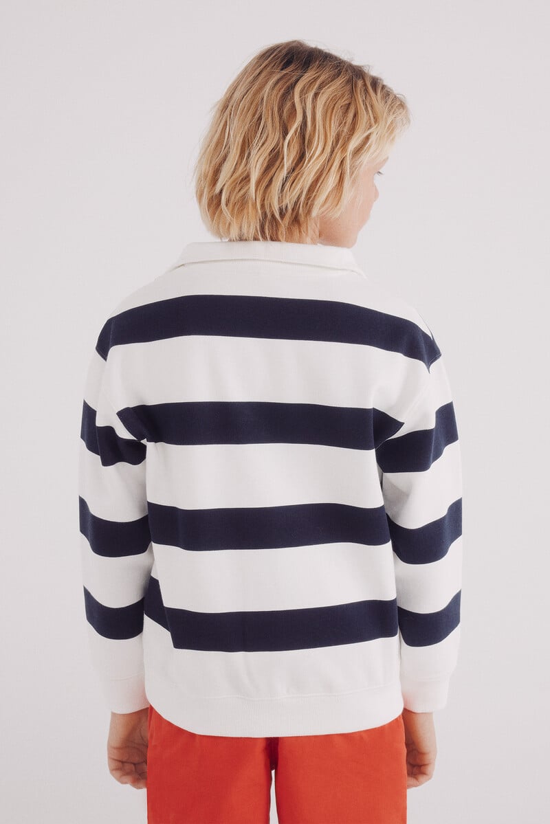 Cortefiel Sudadera Rayas Niño