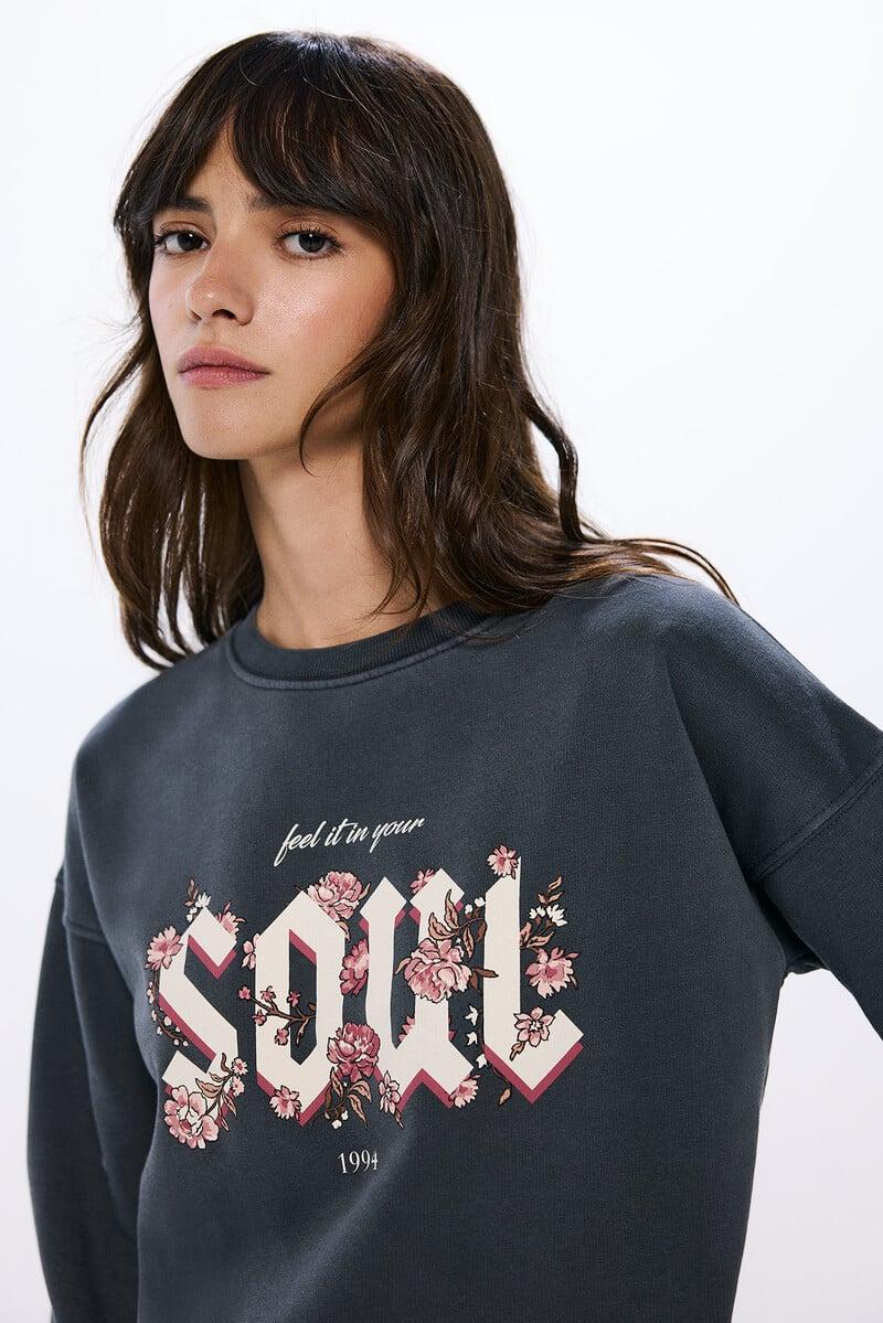 Cortefiel Sudadera "Soul"