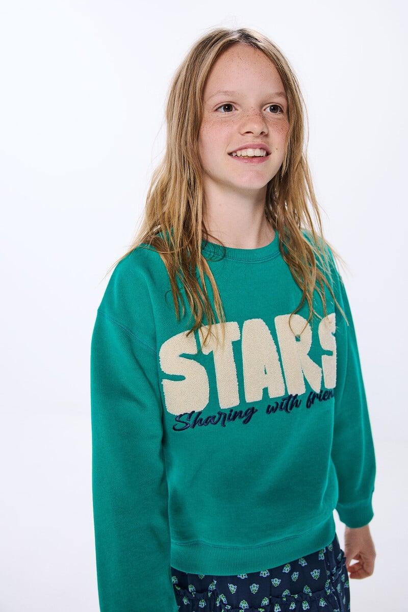 Cortefiel Sudadera STARS Niña
