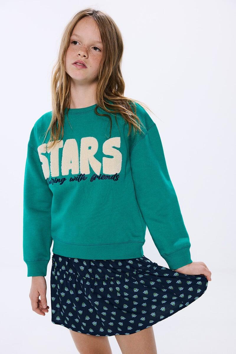 Cortefiel Sudadera STARS Niña