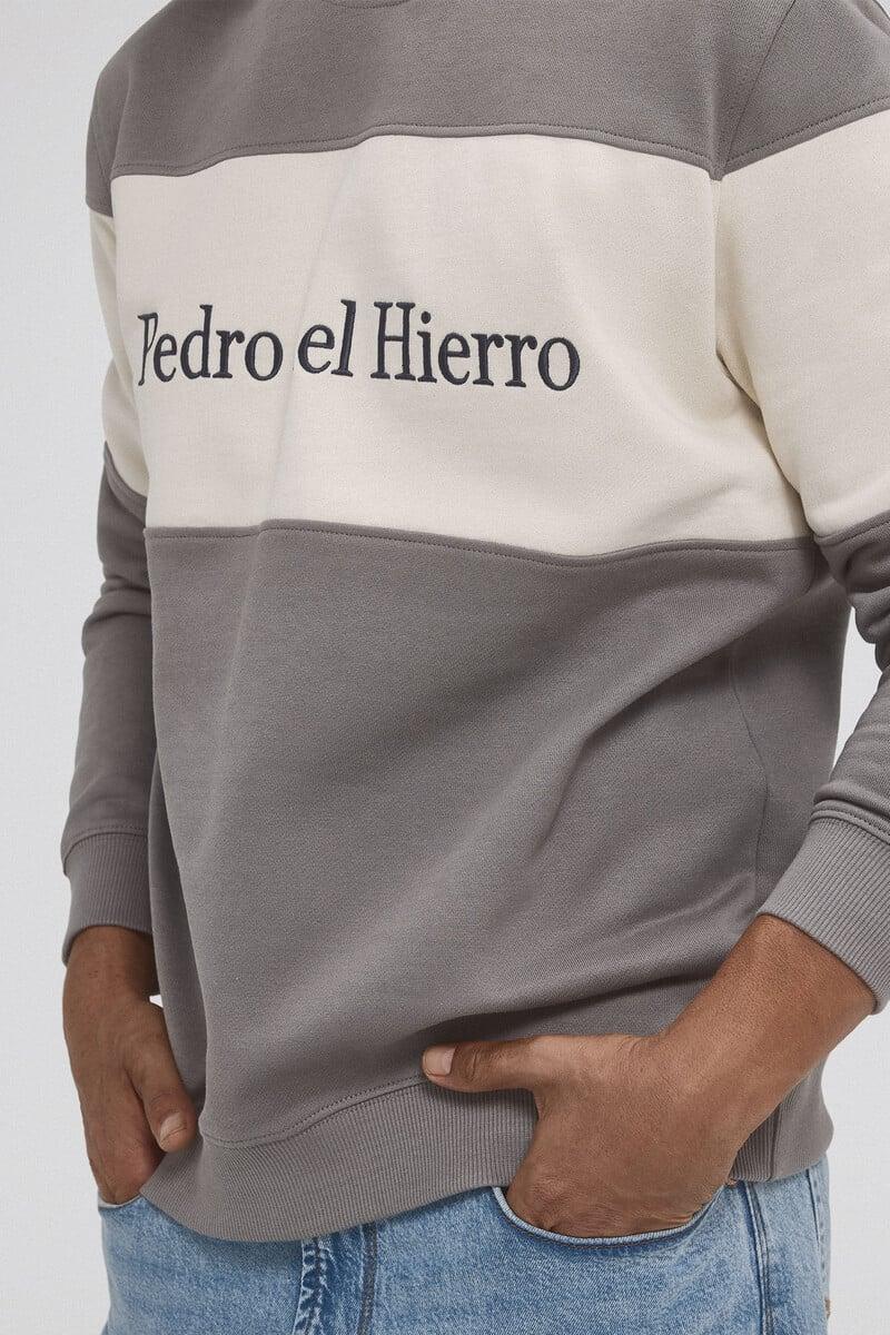 Cortefiel Sudadera Tejido A Contraste