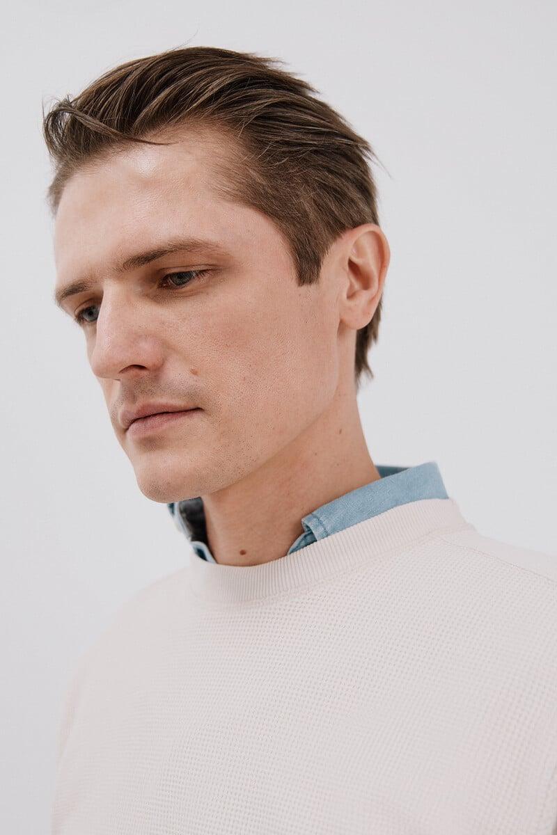 Cortefiel Sudadera Tejido Estructura