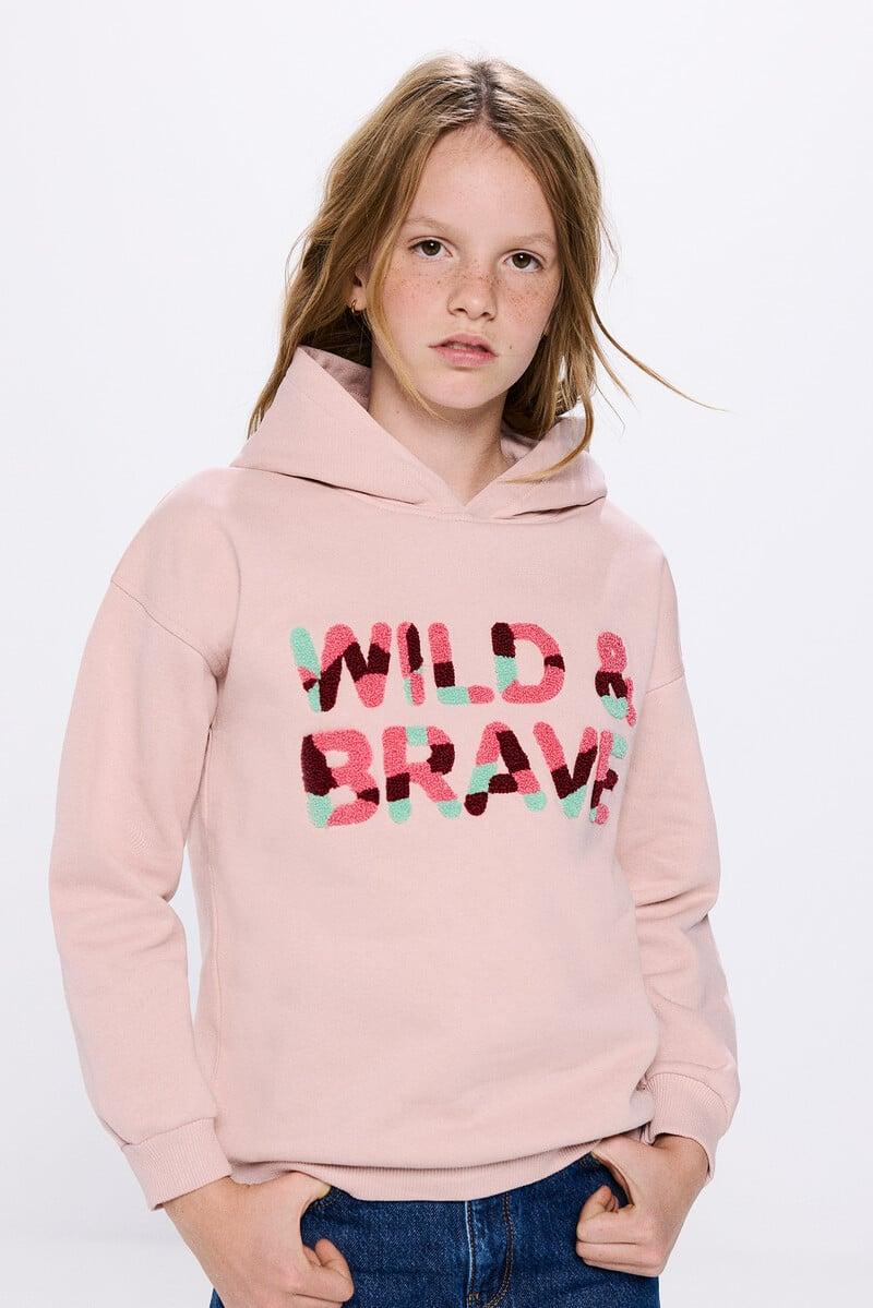 Cortefiel Sudadera Wild & Brave niña