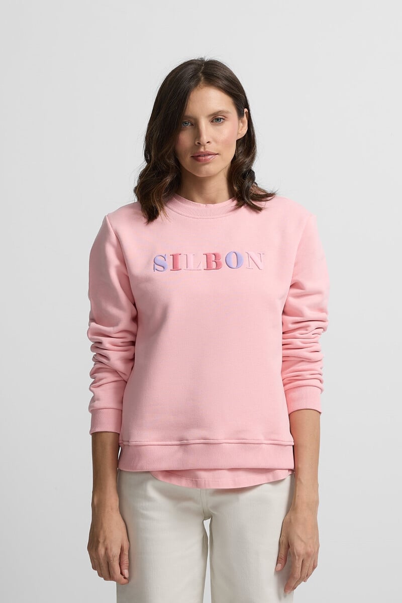 Cortefiel Sudadera Woman Letras Silbon