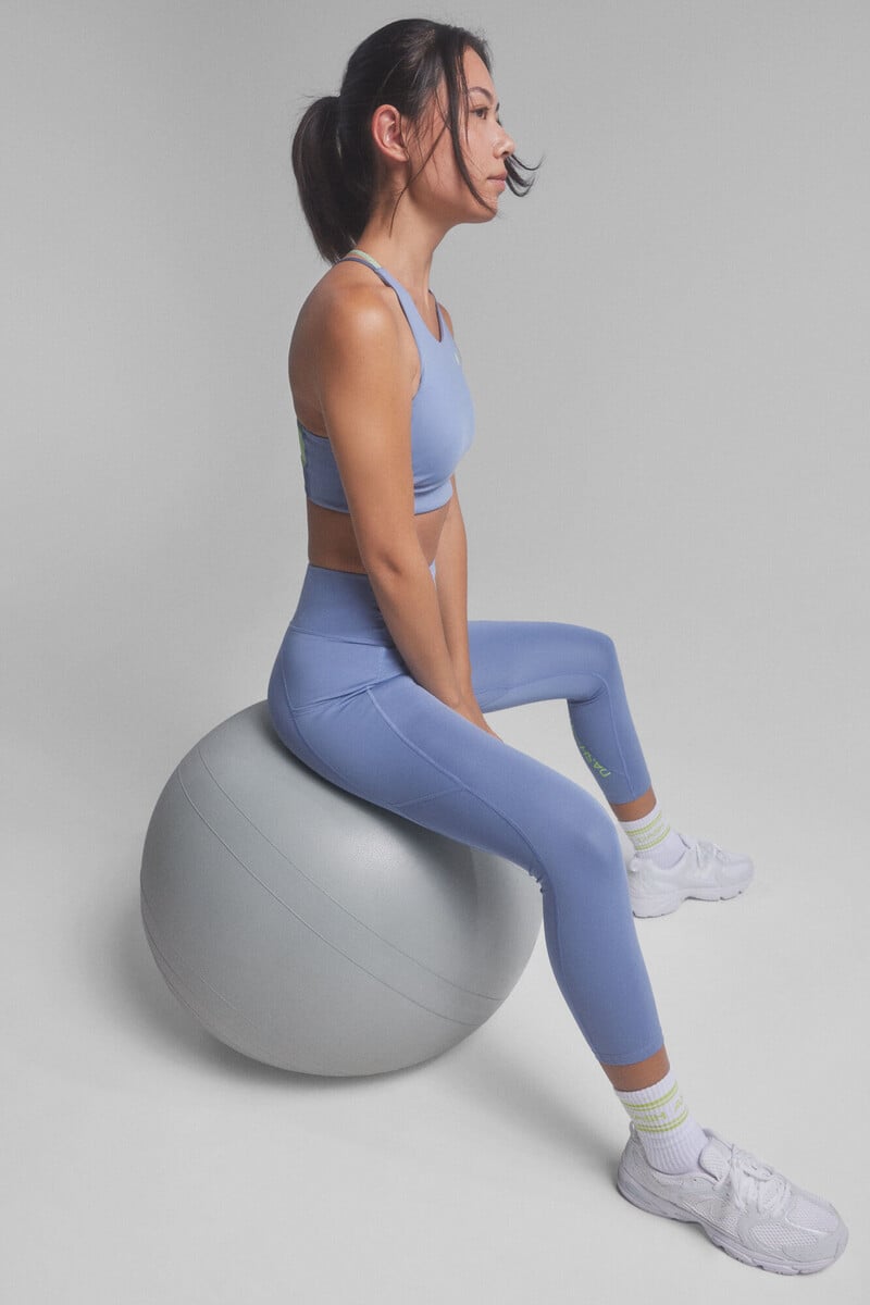 Cortefiel Sujetador deportivo 4D Stretch azul