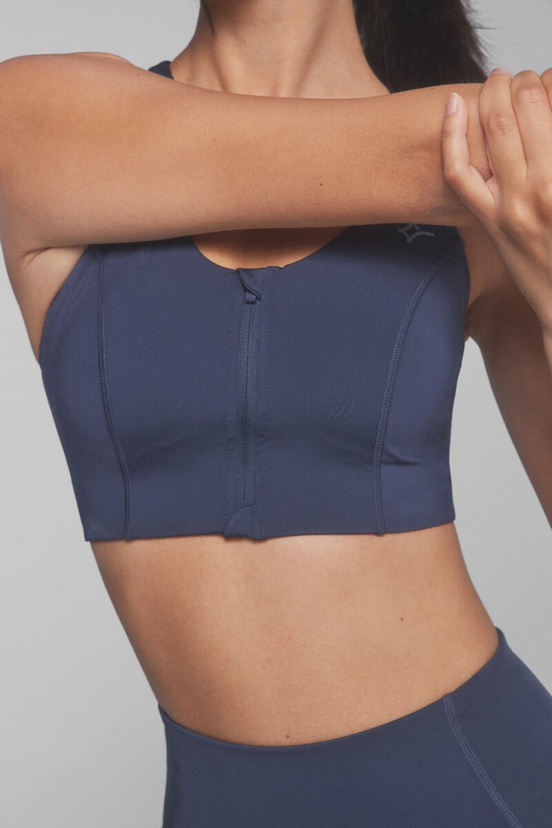 Cortefiel Sujetador Deportivo 4D Stretch Marengo