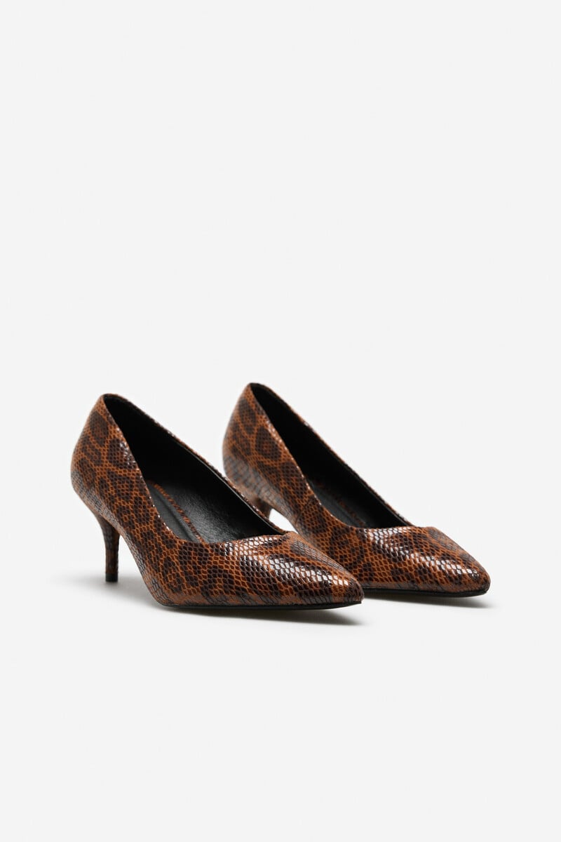 Cortefiel Tacón Fino Leopardo
