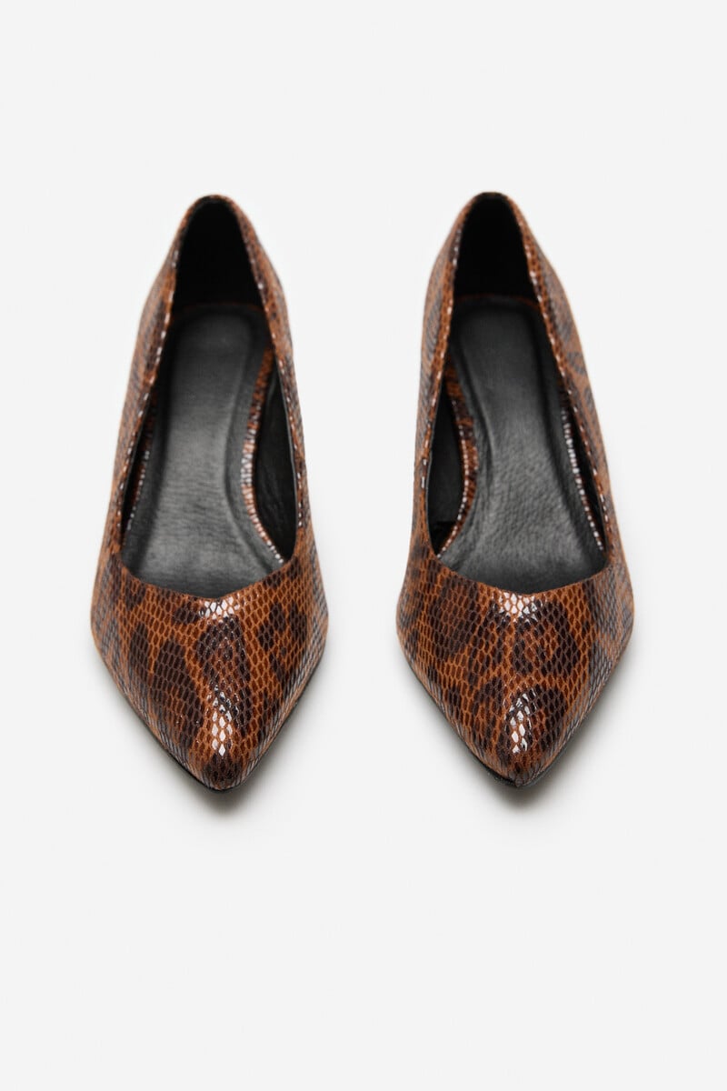 Cortefiel Tacón Fino Leopardo
