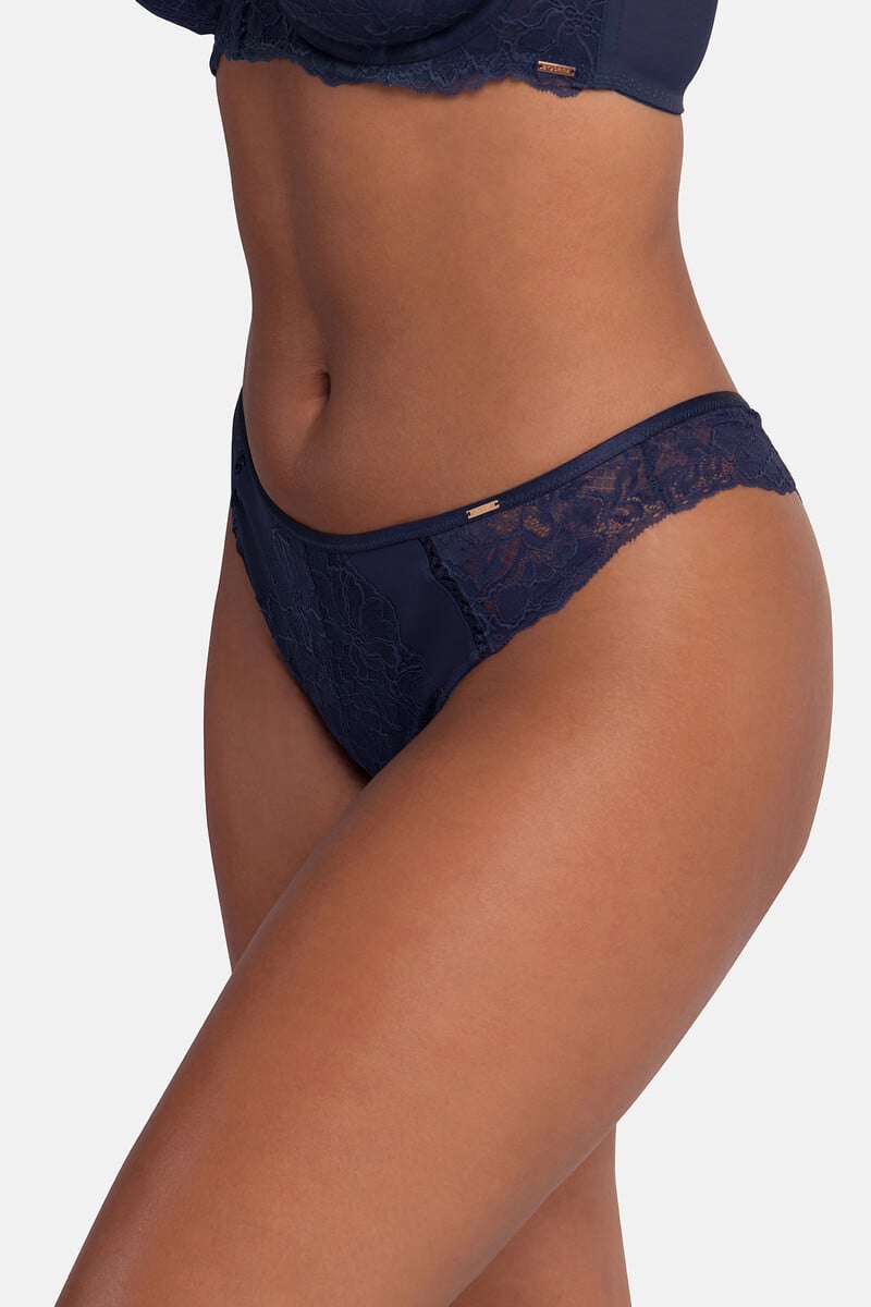 Cortefiel Tanga De Encaje