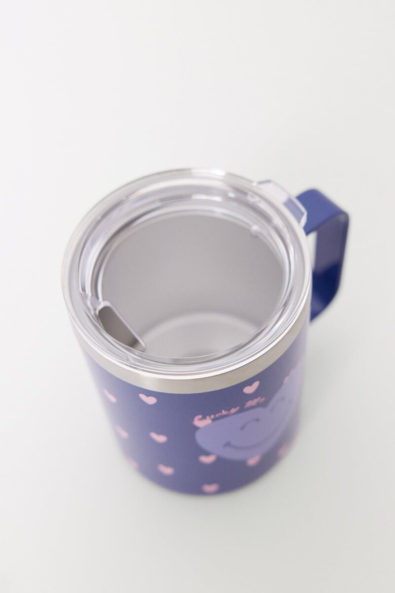 Cortefiel Taza Termo Print Smiley