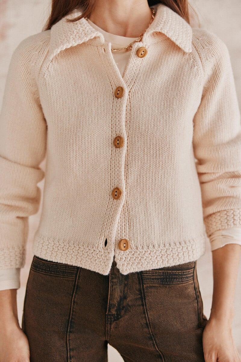 Cortefiel Tilda. Chaqueta cuello especial