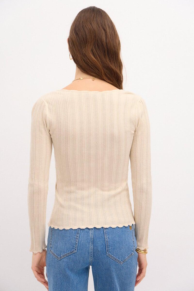Cortefiel Titiana. Jersey Escote Pico
