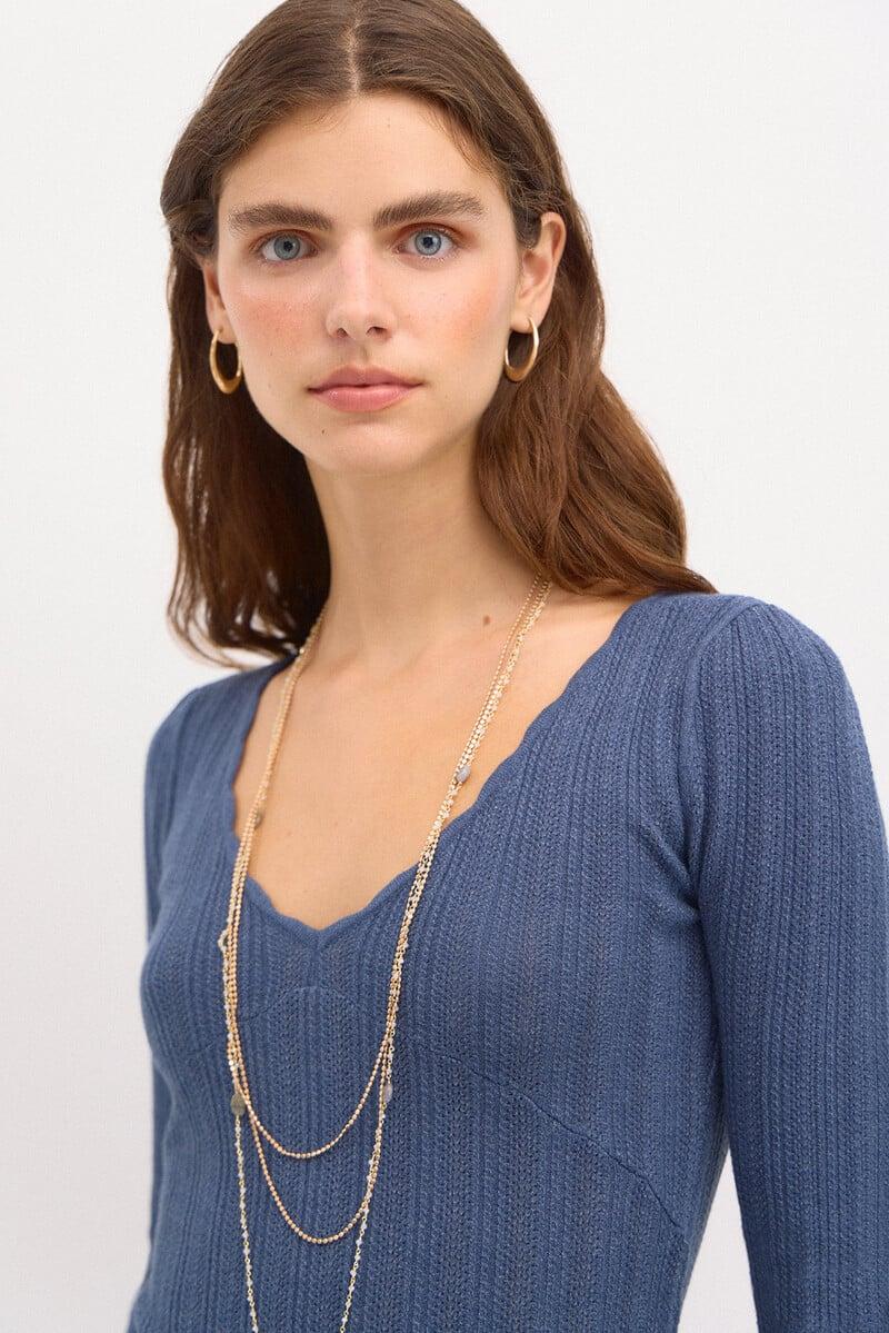 Cortefiel Titiana. Jersey Escote Pico