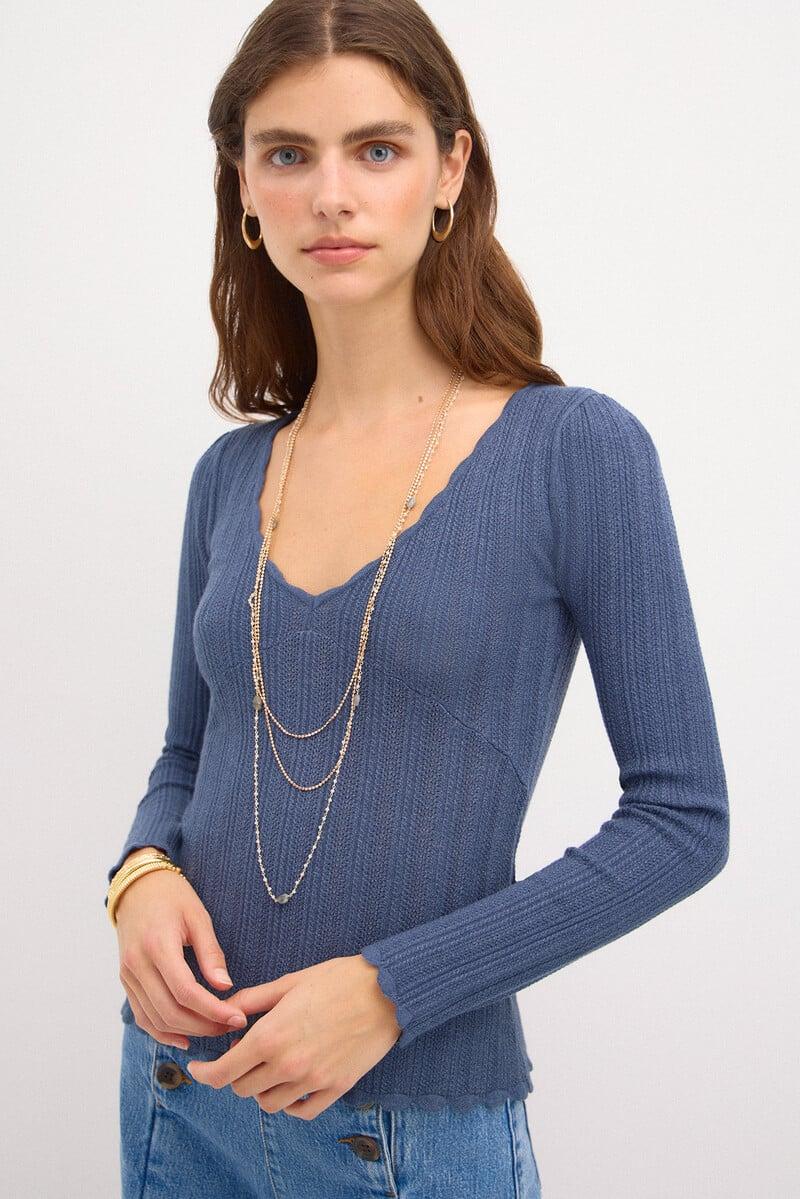 Cortefiel Titiana. Jersey escote pico