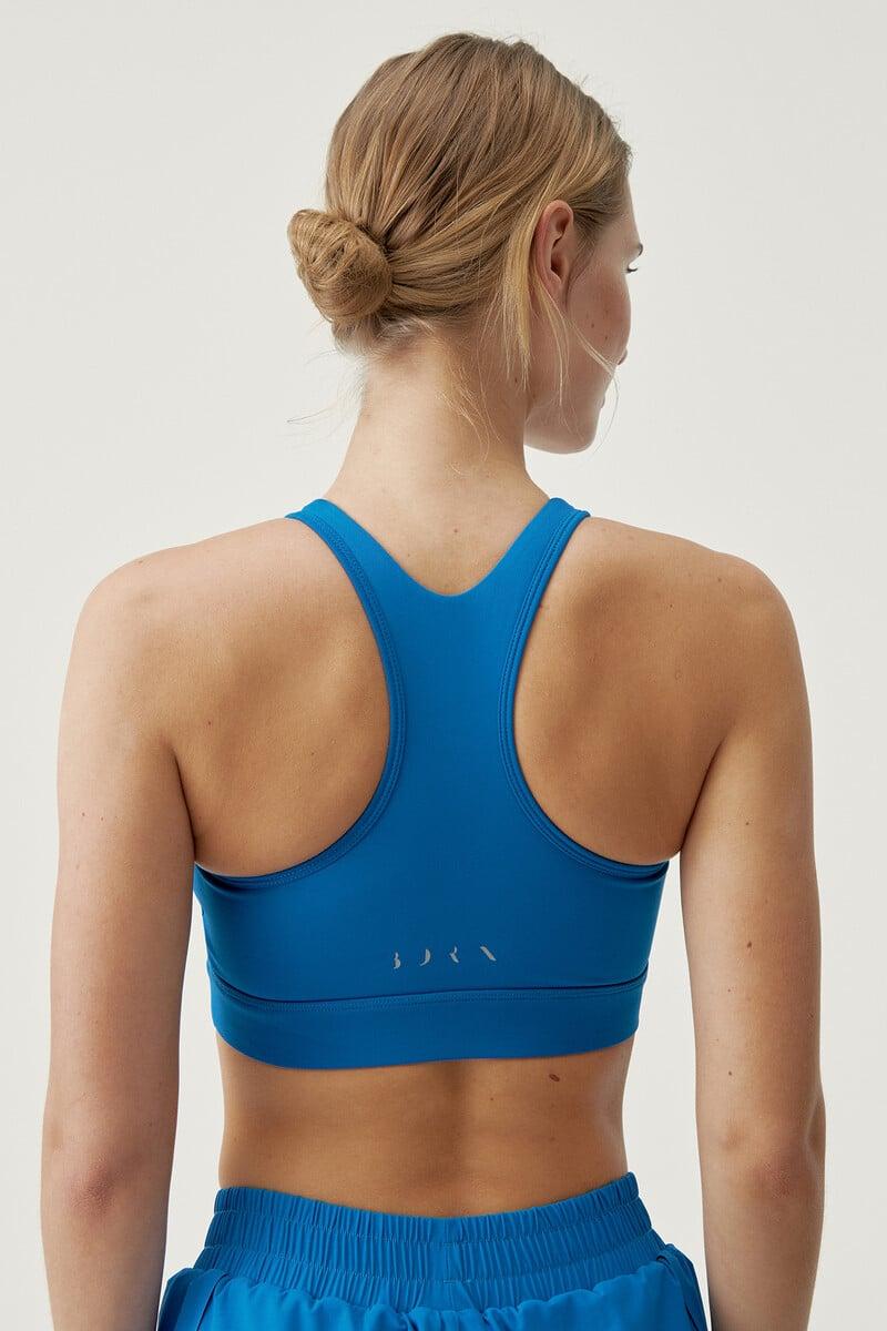 Cortefiel Top Bikila Gloss Blue