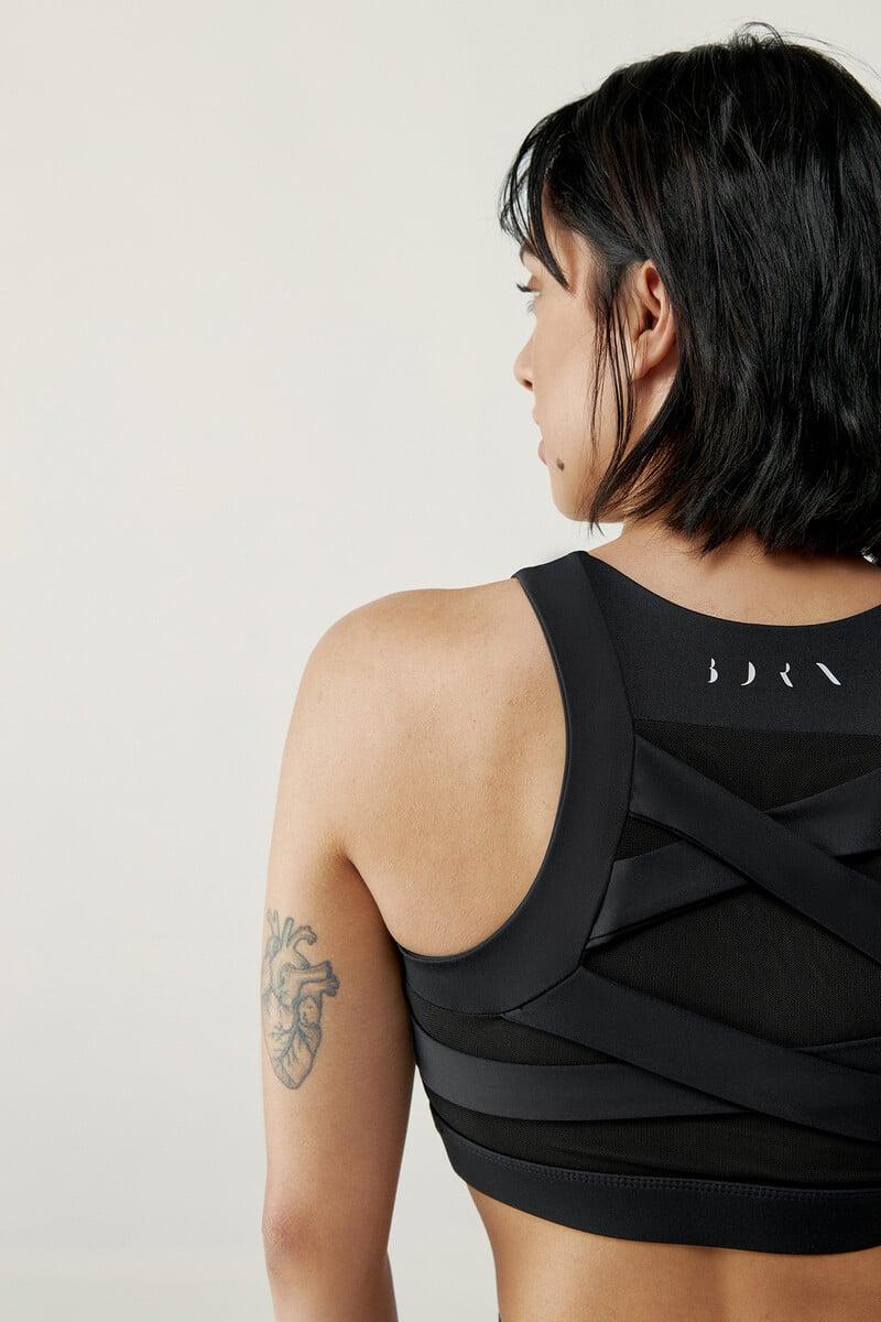 Cortefiel Top Colette Black
