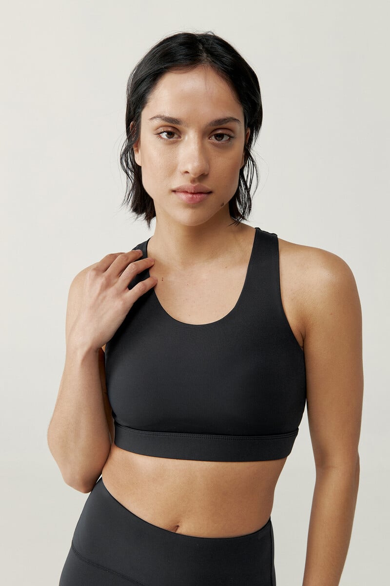 Cortefiel Top Colette Black
