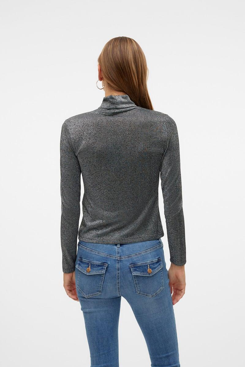 Cortefiel Top Cuello Vuelto Y Lúrex