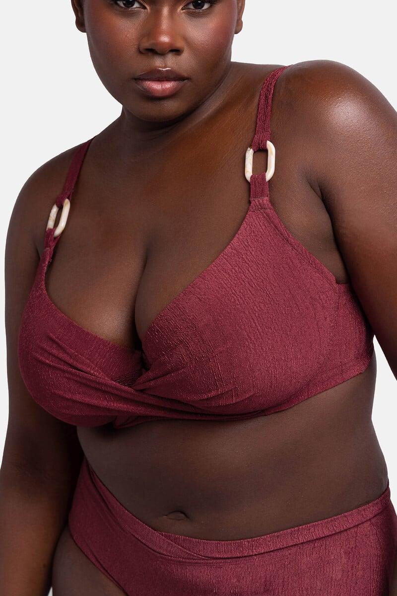 Cortefiel Top De Bikini Rojo