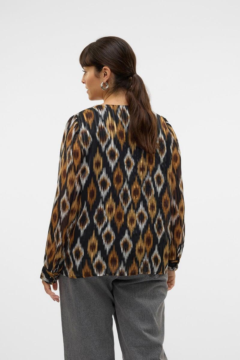 Cortefiel Top De Manga Larga Talla Grande