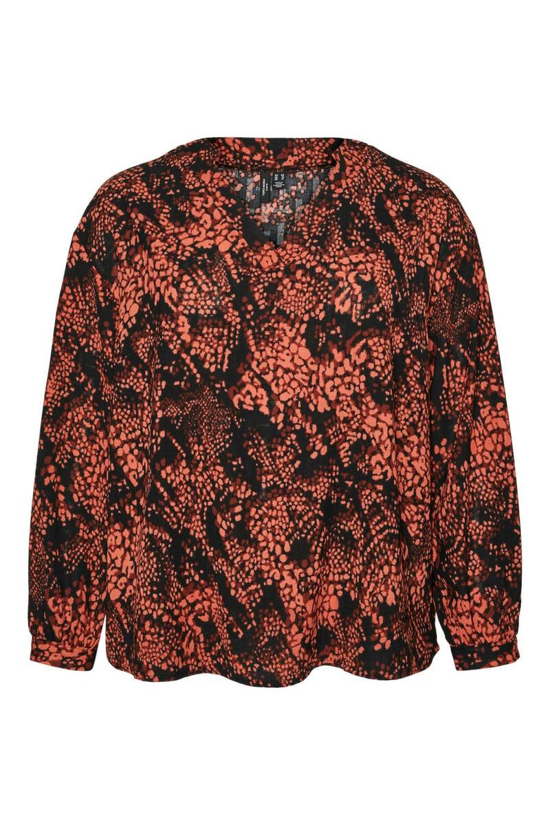 Cortefiel Top de manga larga talla grande