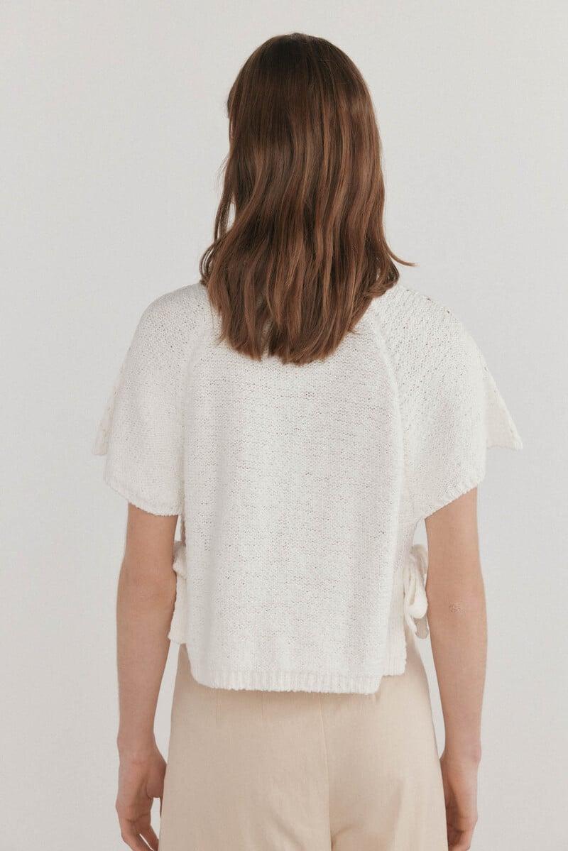 Cortefiel Top De Punto Cropped Lazadas