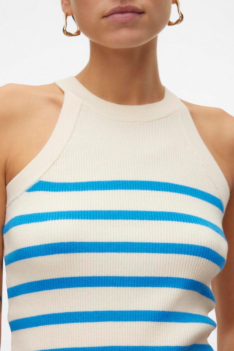Cortefiel Top De Punto Cuello Halter