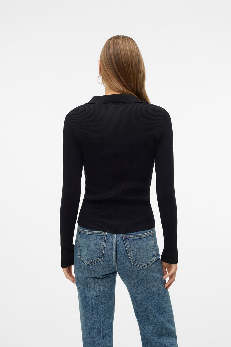 Cortefiel Top De Punto Estilo Polo