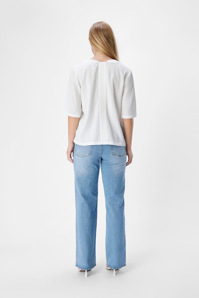 Cortefiel Top Estructura Escote Pico