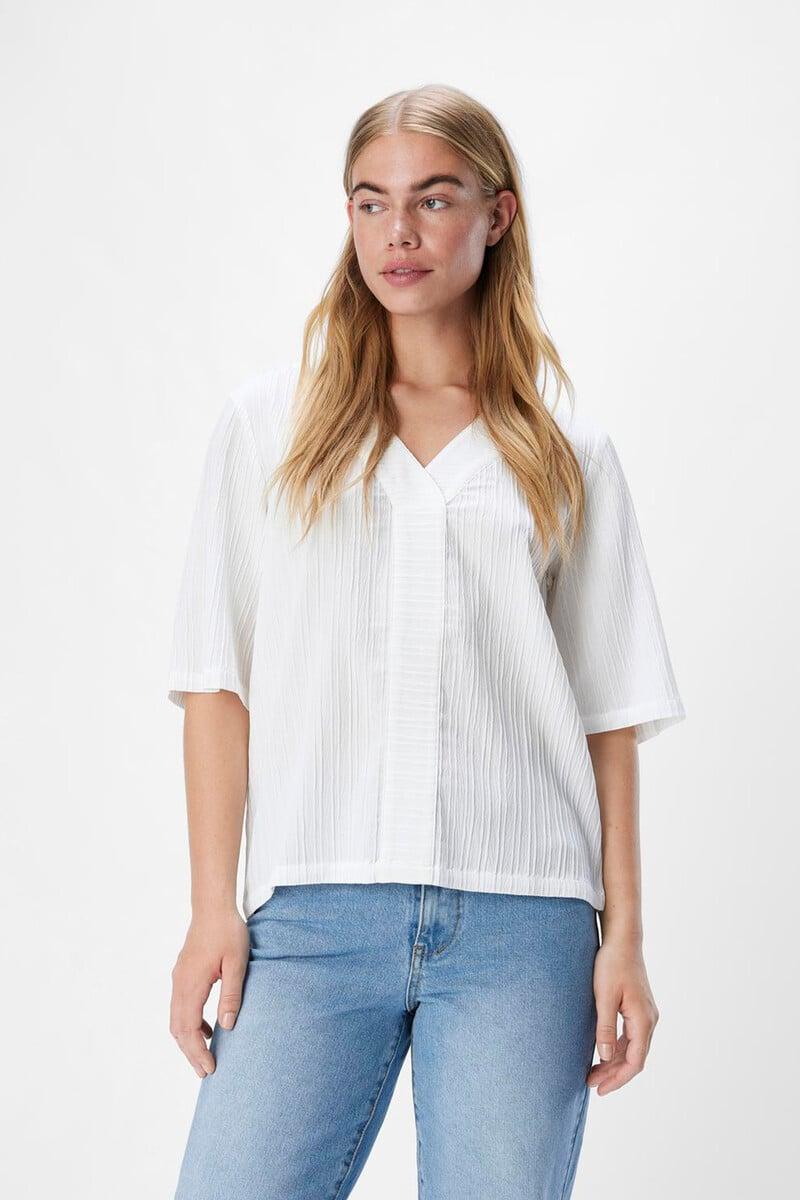 Cortefiel Top estructura escote pico