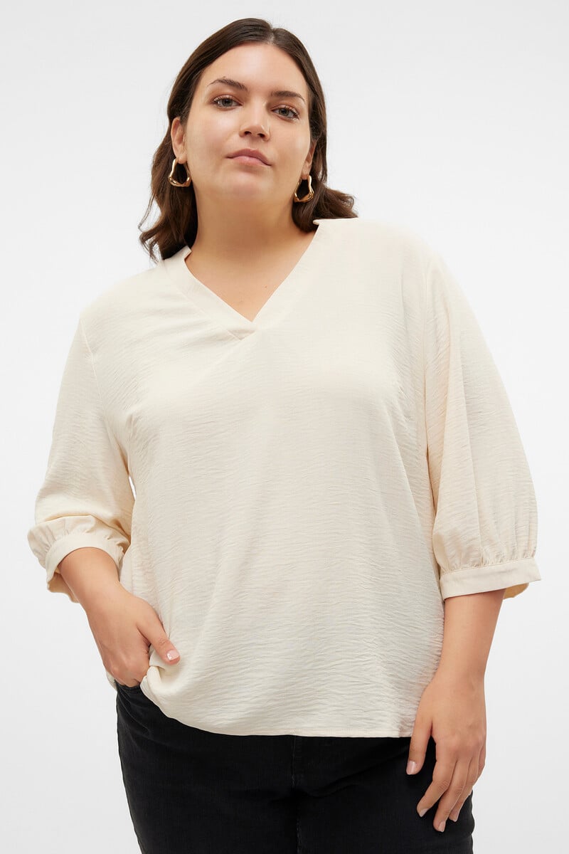 Cortefiel Top manga 3/4 talla grande