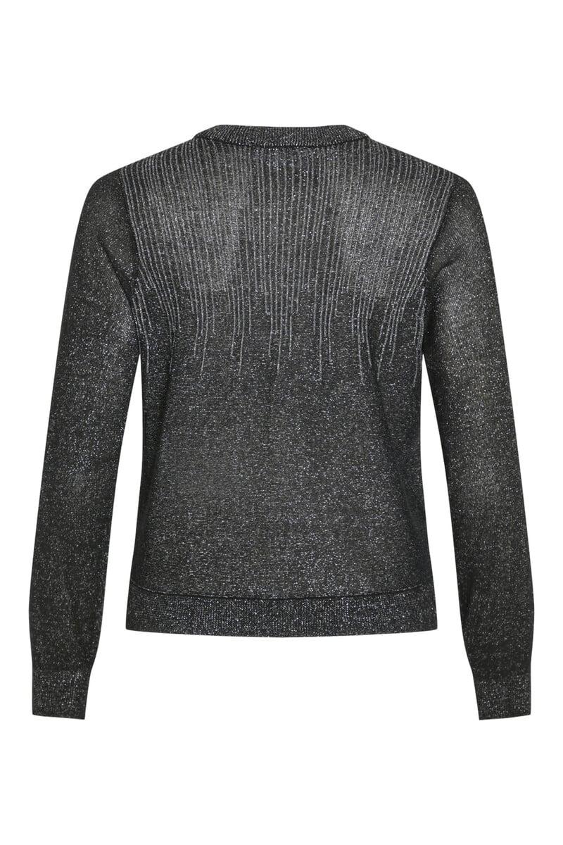 Cortefiel Top Manga Larga Con Glitter