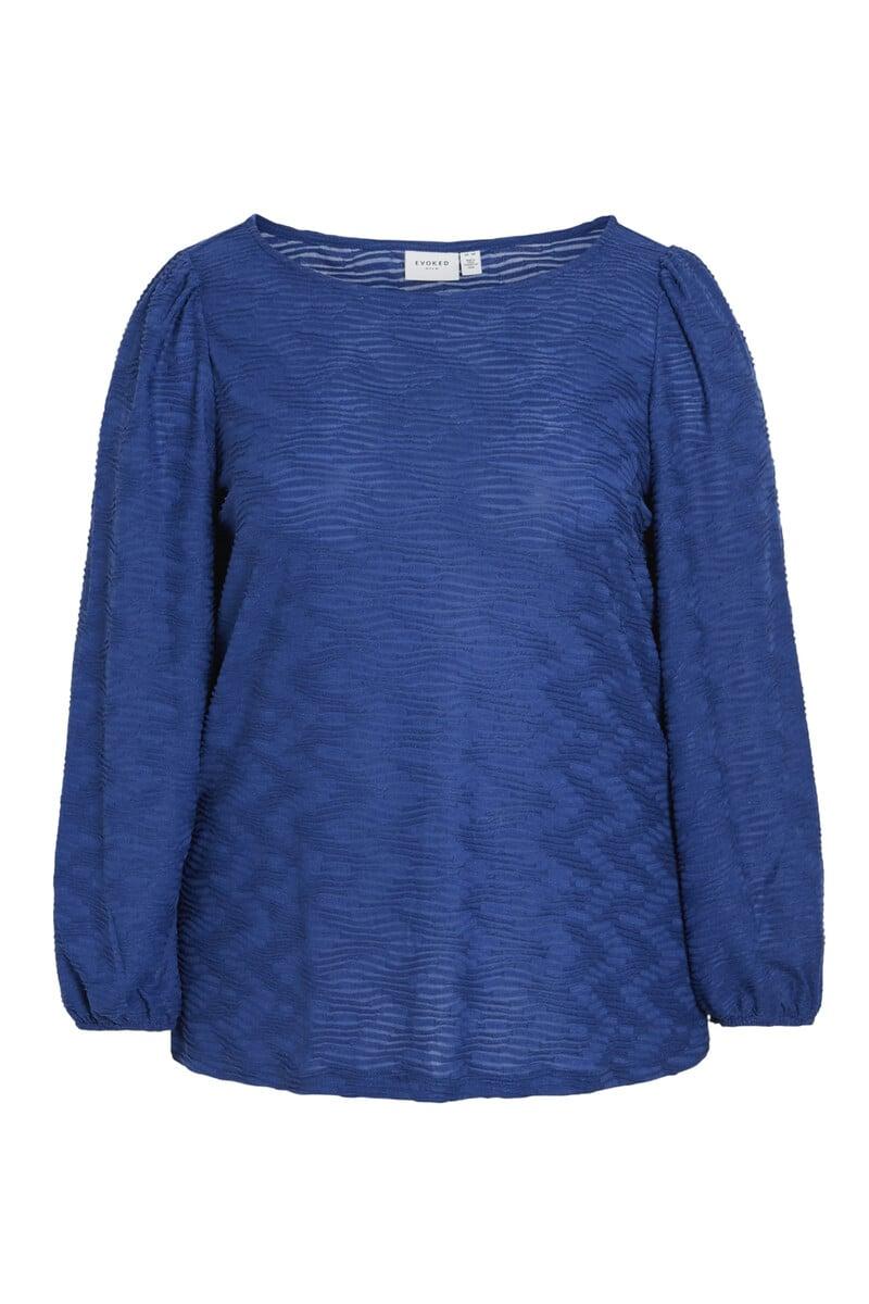 Cortefiel Top manga larga curvy