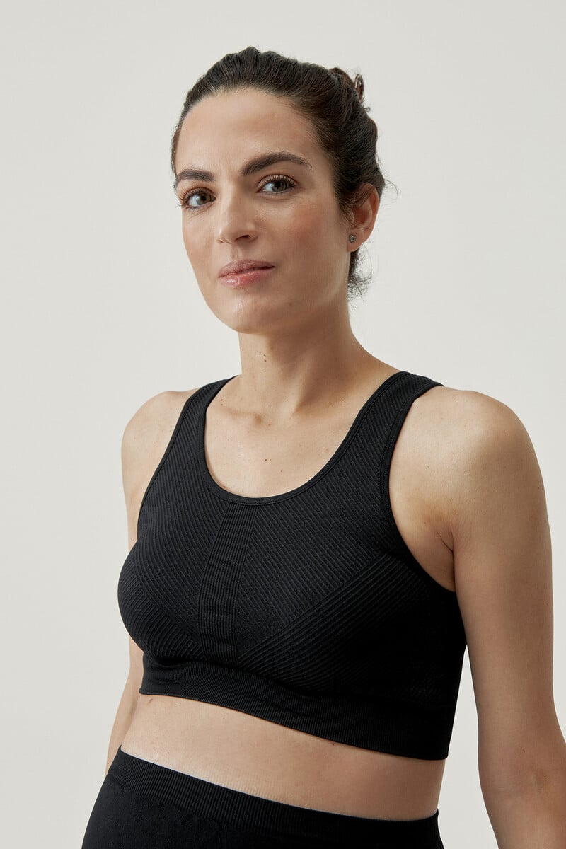 Cortefiel Top Mere Black