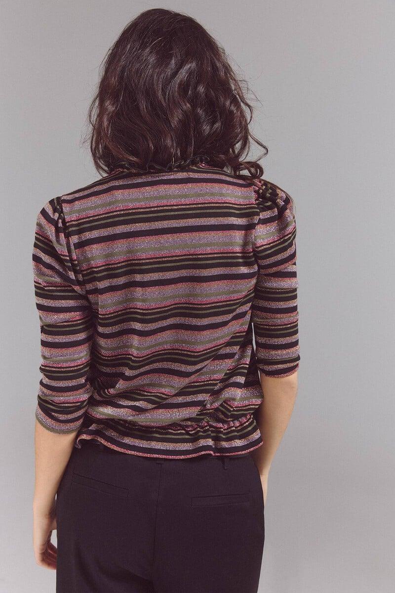 Cortefiel Top Rayitas Lurex