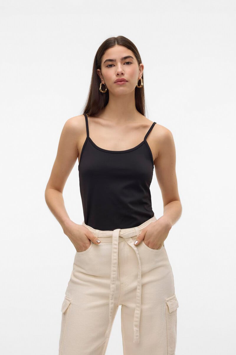 Cortefiel Top Singlet Elástico