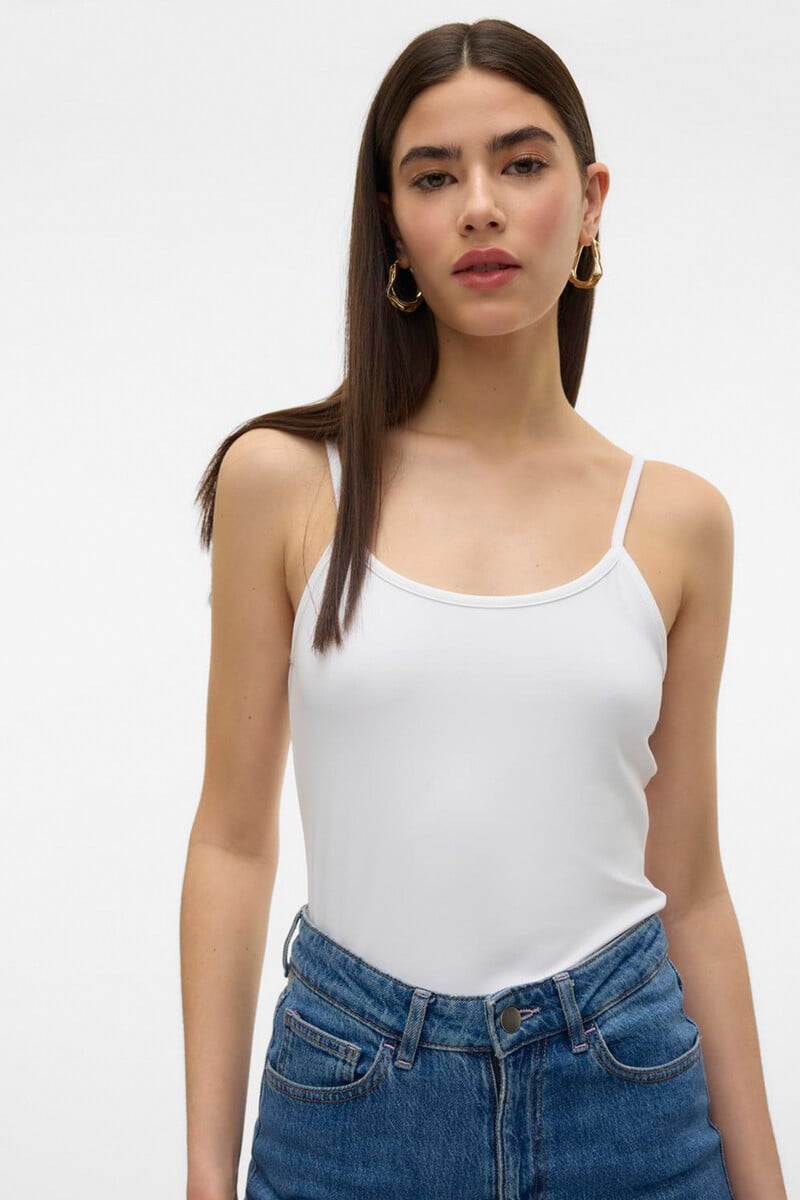 Cortefiel Top Singlet Elástico