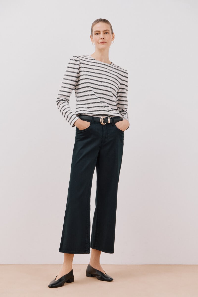 Cortefiel Top Tweed Raya